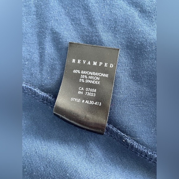 Blue High/Low Revamped Tunic/Dress - Picture 6 of 9